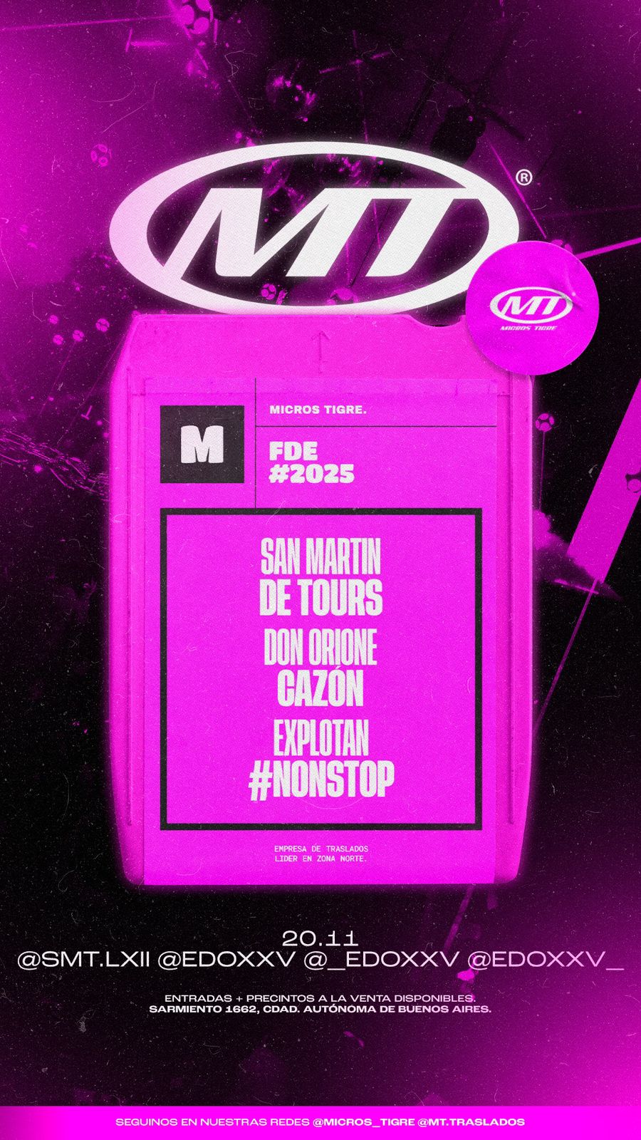 FDE | NON STOP. SMT + DONO DE CAZON 